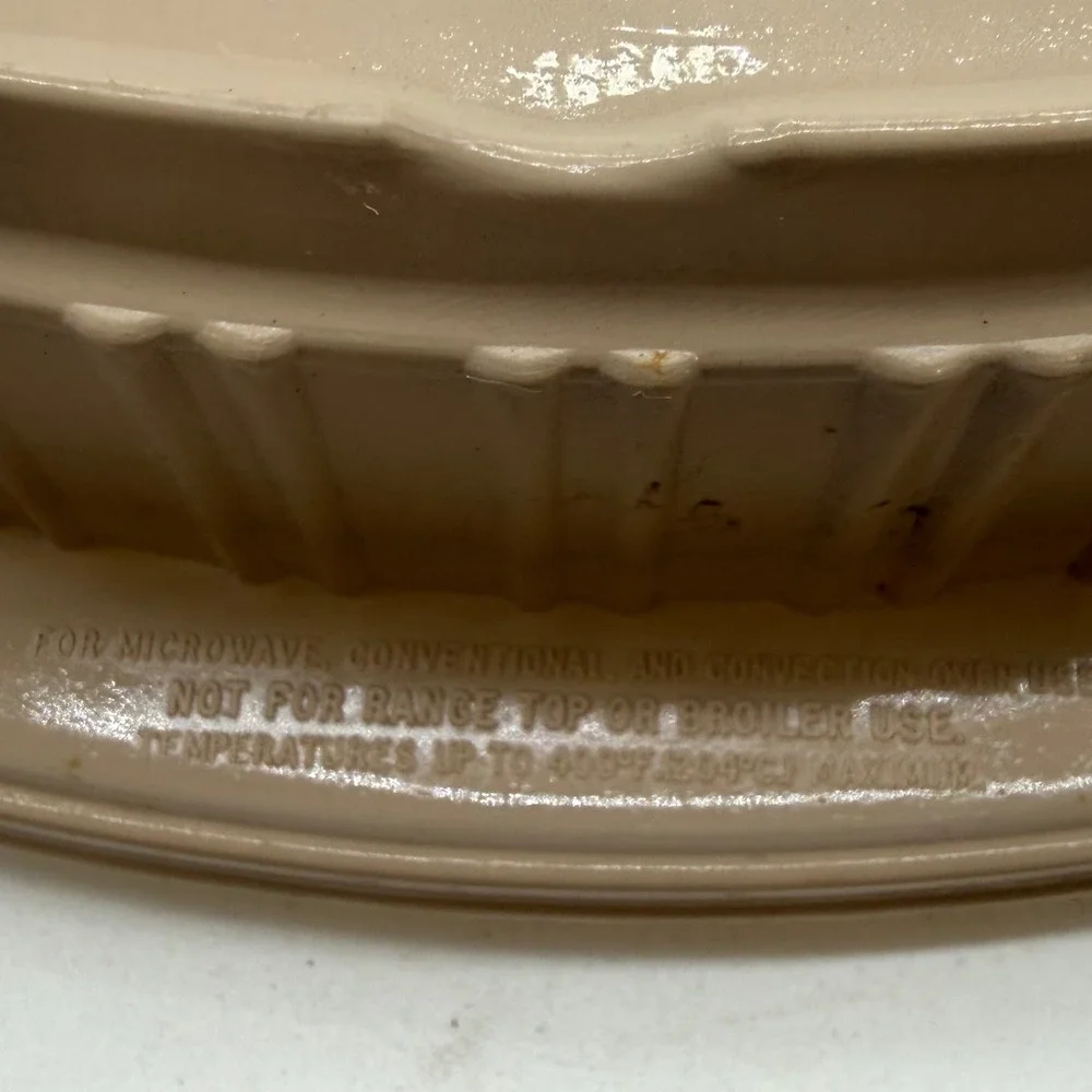 Anchor‎ Hocking MicroWare All-Purpose Cooker Vintage Microwave cake Pan no tac